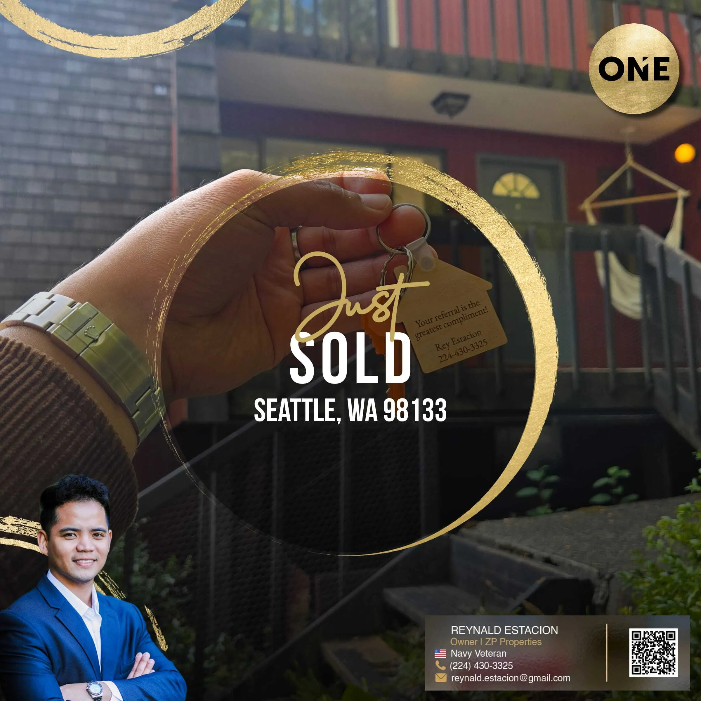 Seattle home sold by Rey Estacion, Washington broker